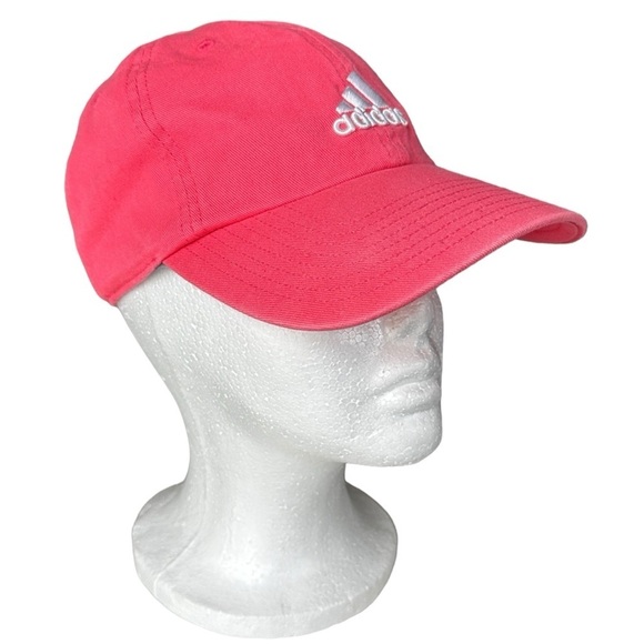 Adidas Originals Women's Relaxed Strapback Hat in Pink One Size - Picture 1 of 6